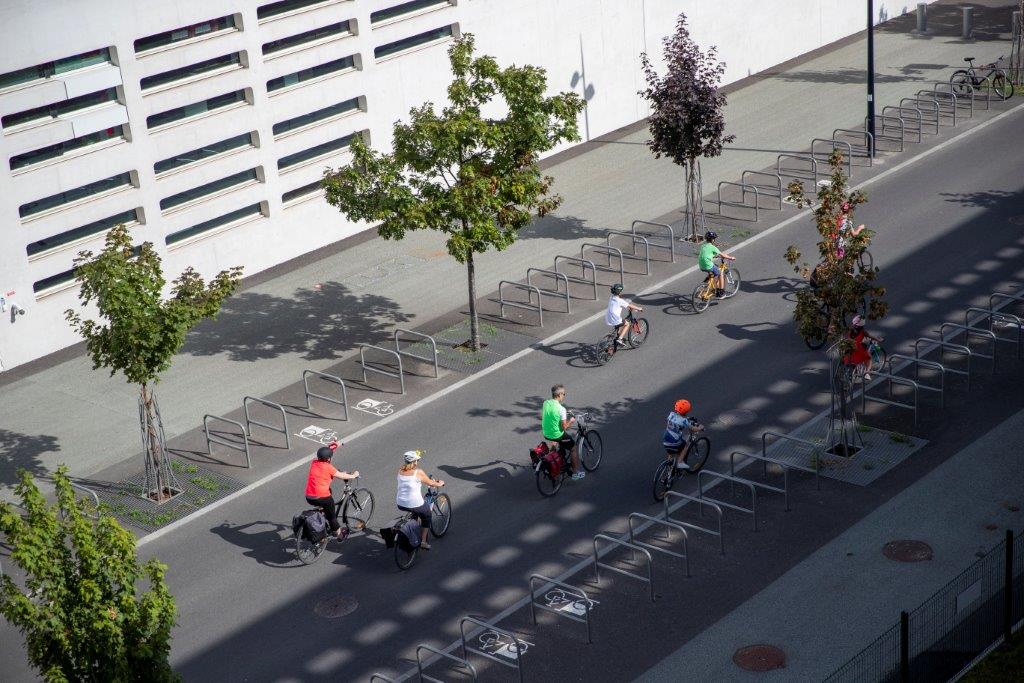 Mobilité douce à vélo